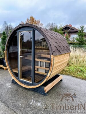 Udendørs Tønde Sauna Mini – Lille – 2 4 Personer (1)