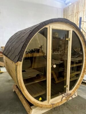 Udendørs Tønde Sauna Mini – Lille – 2 4 Personer (6)