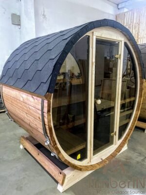 Udendørs Tønde Sauna Mini – Lille – 2 4 Personer (8)