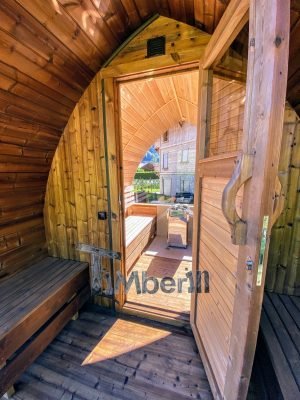 Udendørs Sauna I Træ Til Haven Igloo Design (2)