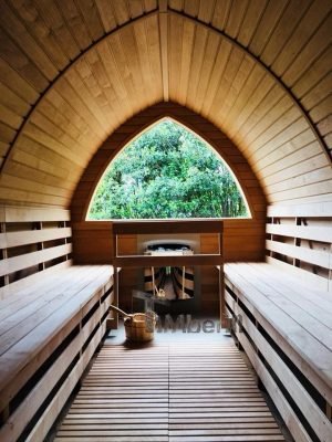 Udendørs Sauna I Træ Til Haven Igloo Design (3)
