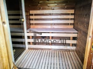 Udendørs Sauna På Traileren Mobil Harvia Ovn Med Omklædningsrum (15)