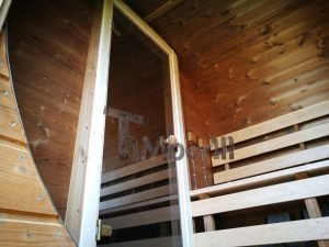 Udendørs Sauna På Traileren Mobil Harvia Ovn Med Omklædningsrum (16)