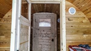 Udendørs Sauna På Traileren Mobil Harvia Ovn Med Omklædningsrum (23)