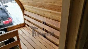 Udendørs Sauna På Traileren Mobil Harvia Ovn Med Omklædningsrum (28)