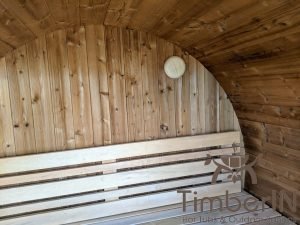Udendørs Tønde Sauna Mini Lille 2 4 Personer (34)