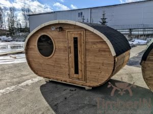 Udendørs Tønde Sauna Oval Hobbit (29)