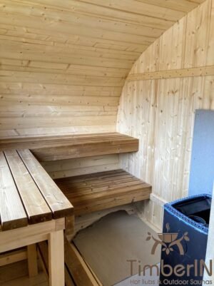 Udendørs Tønde Sauna Oval Ellipse (11)