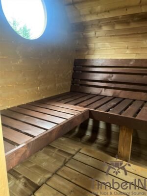 Udendørs Oval Sauna Med Integreret Spabad (13)