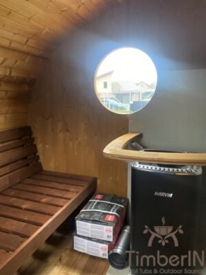 Udendørs Oval Sauna Med Integreret Spabad (17)