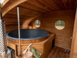Udendørs Oval Sauna Med Integreret Spabad (70)