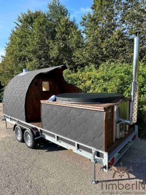 2 I 1 Igloo Sauna Med Glasfiber Spabad (5)